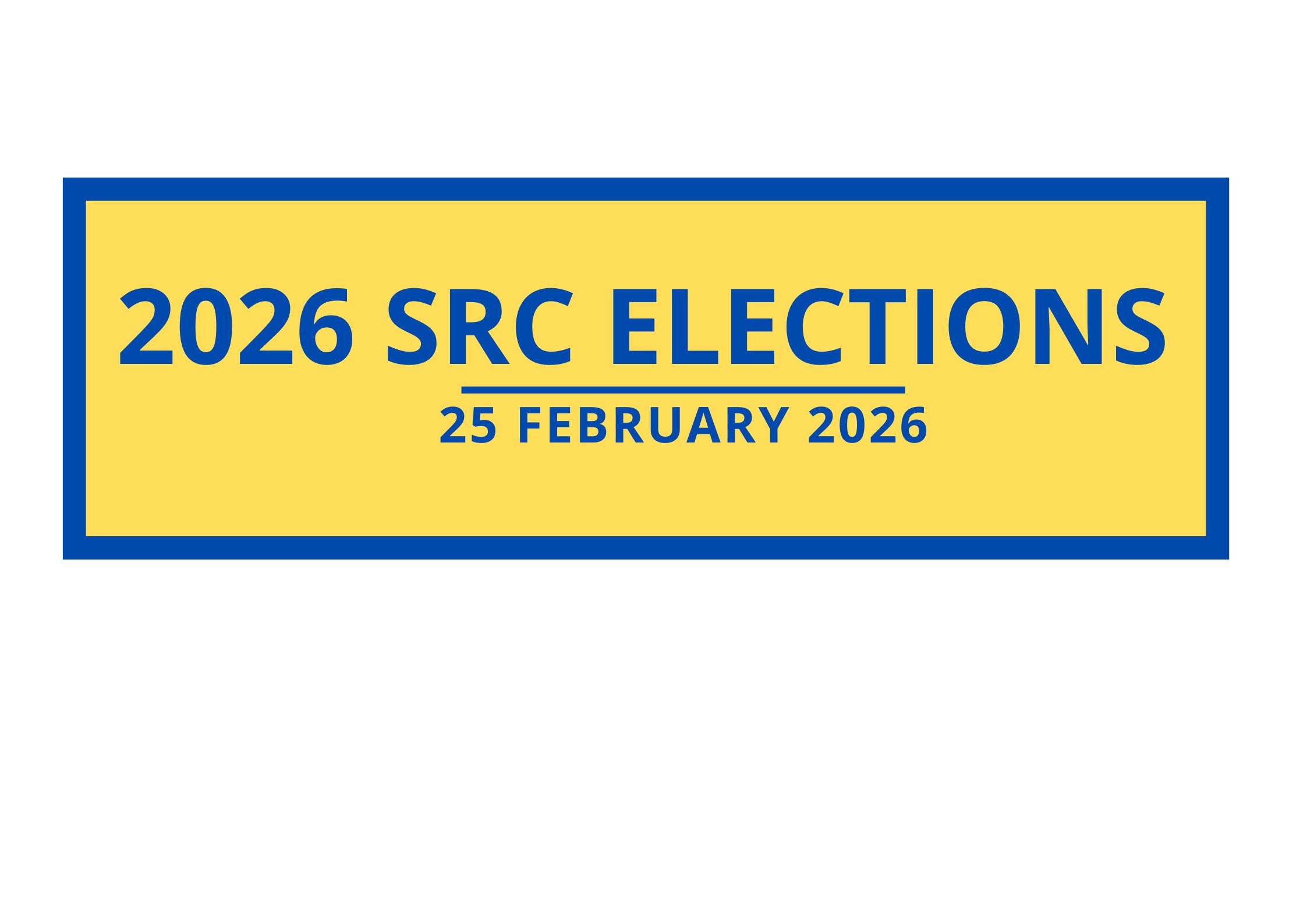 SRC ELECTIONS: 25 FEBRUARY 2026